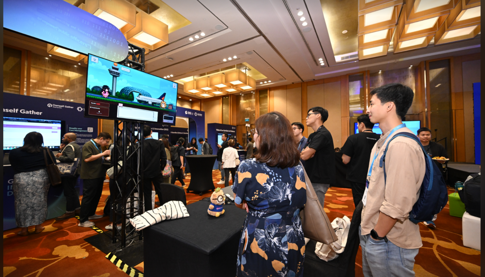Picture of the Meow Shan Wang booth at GovTech Innovation Day 2025